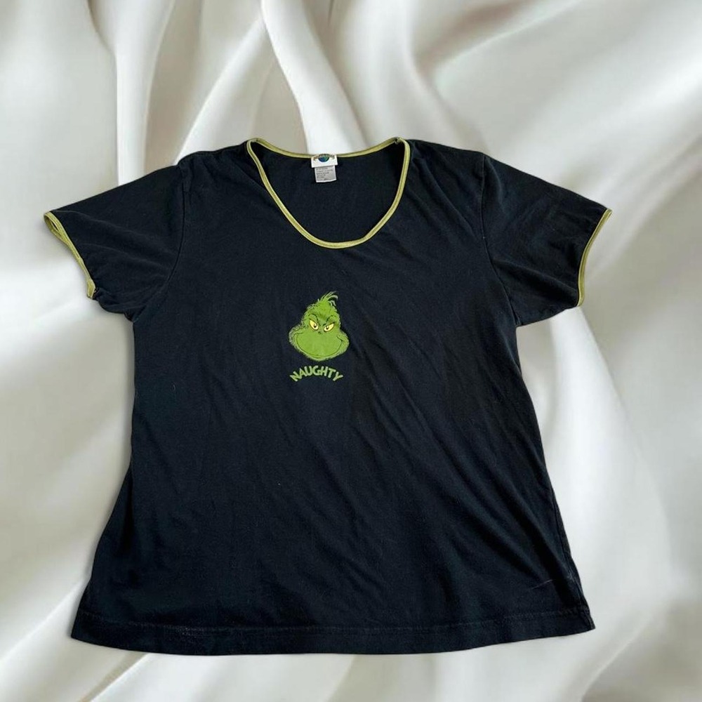 Universal Studios Grinch Naughty graphic babytee y2k vintage disney